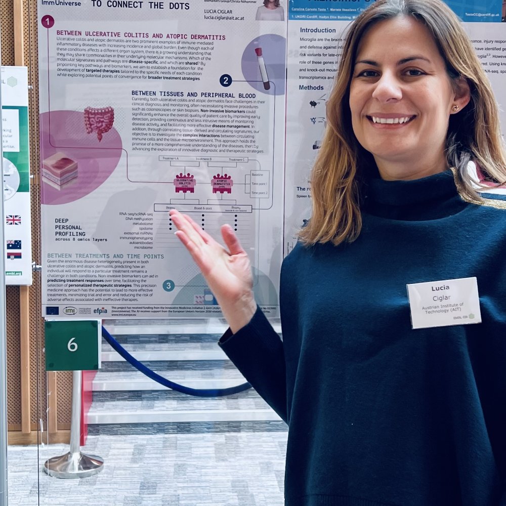 EMBL-EBi workshop ‘Introduction to Multiomics Data Integration and Visualisation 2024’: ImmUniverse partner AIT presents poster on the overall ImmUniverse approach